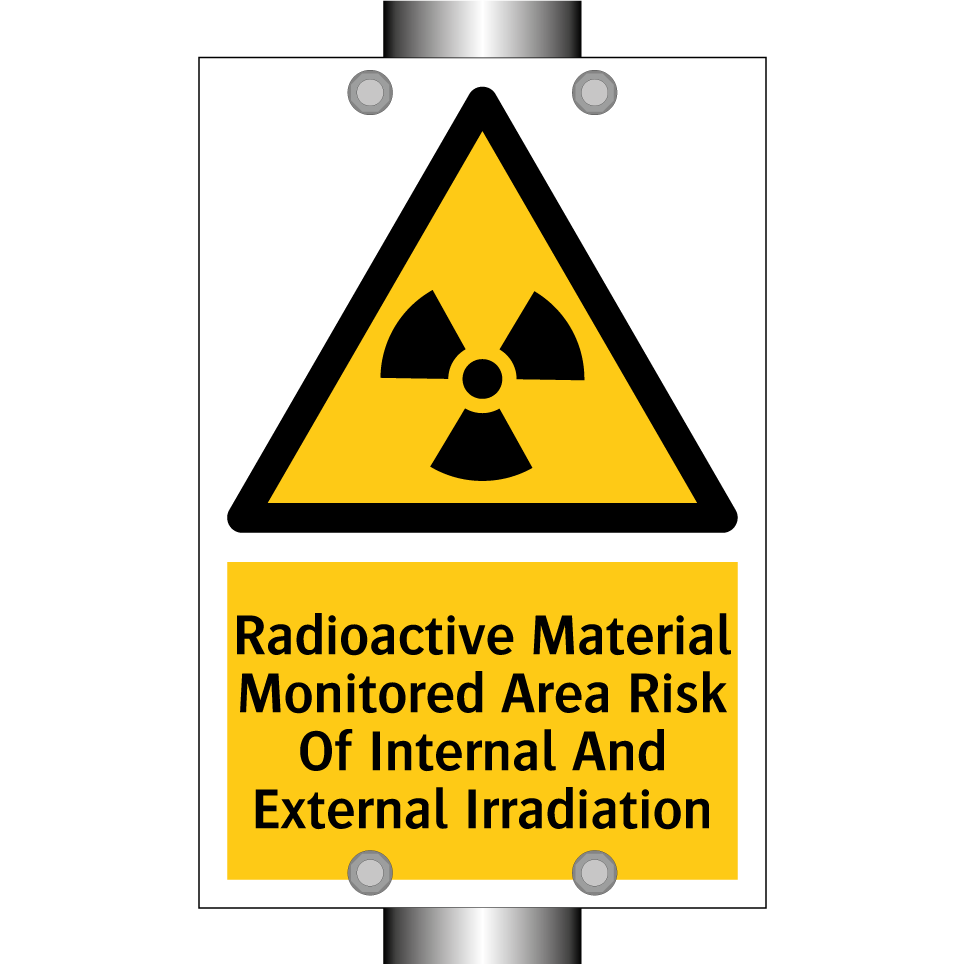 Radioactive Material Monitored Area Risk Of Internal And External Irradiation