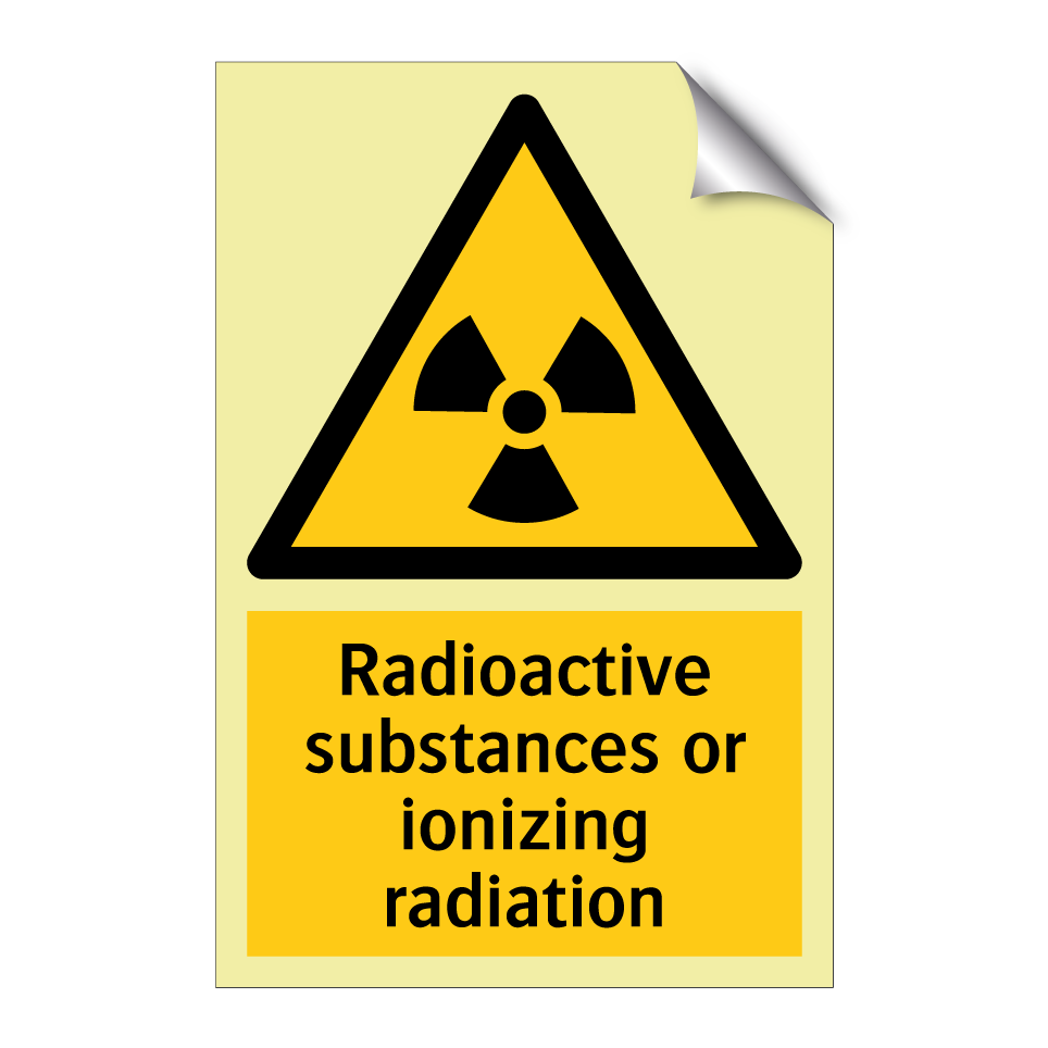 Radioactive substances or ionizing radiation