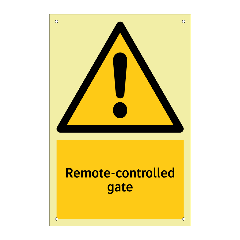 Remote-controlled gate