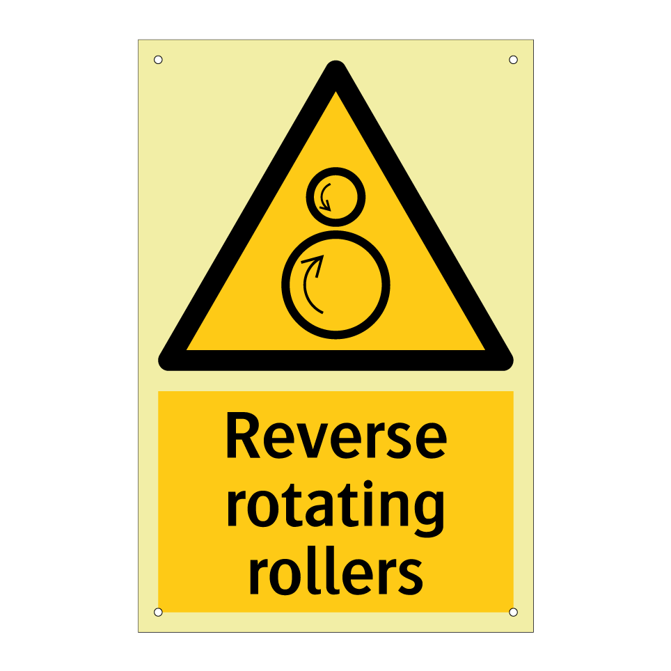 Reverse rotating rollers