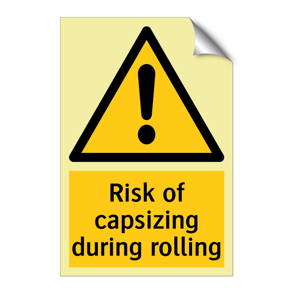 Risk of capsizing during rolling