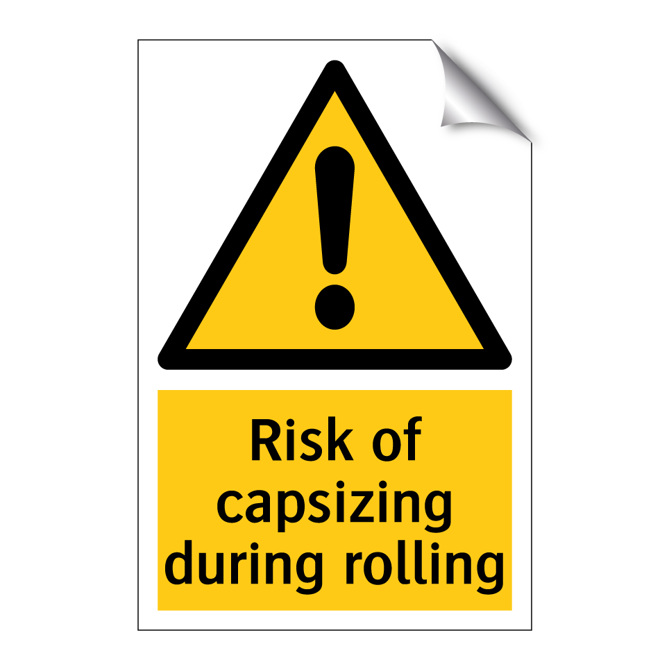 Risk of capsizing during rolling