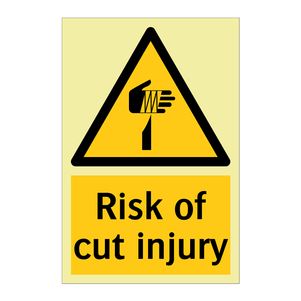 Risk of cut injury