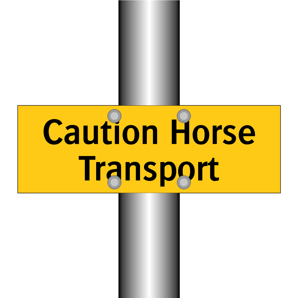 Caution Horse Transport