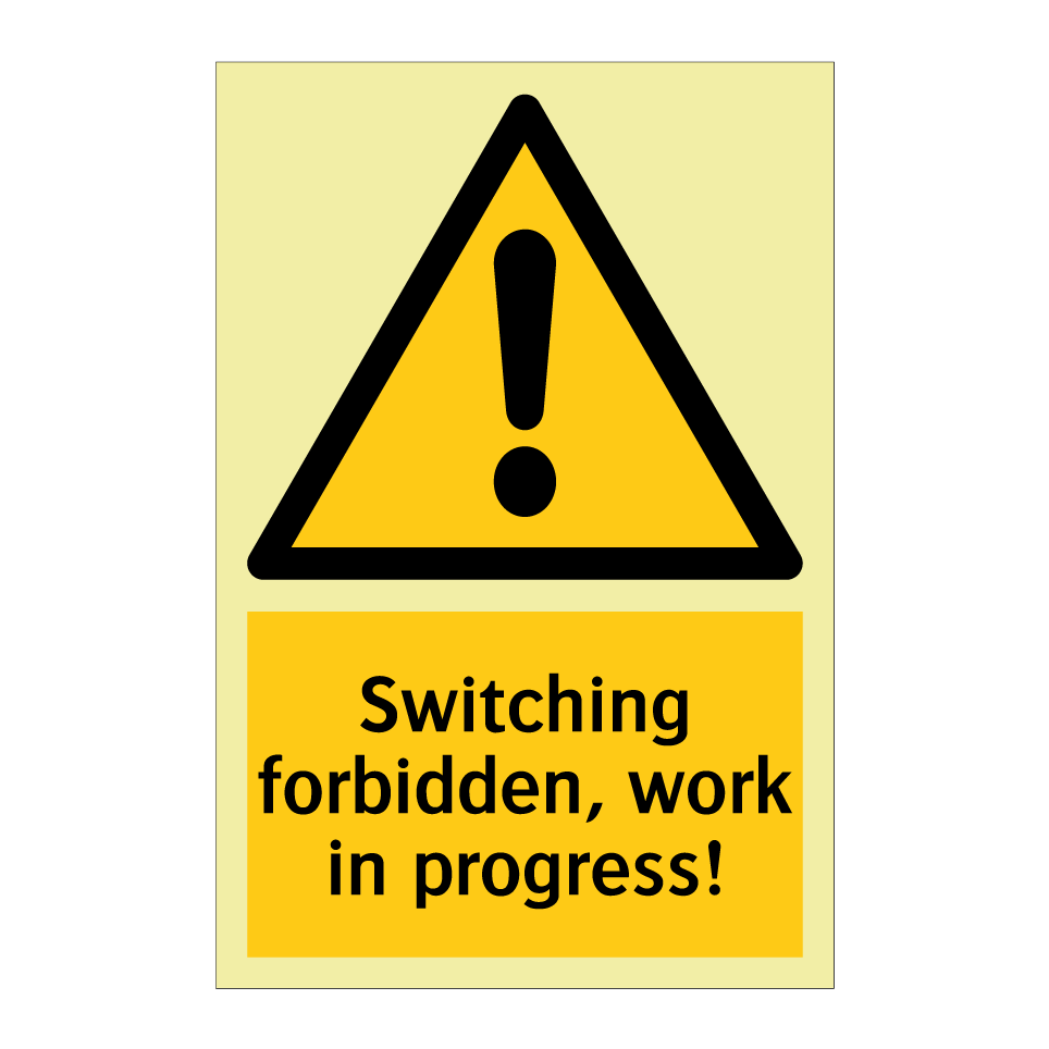 Switching forbidden, work in progress!