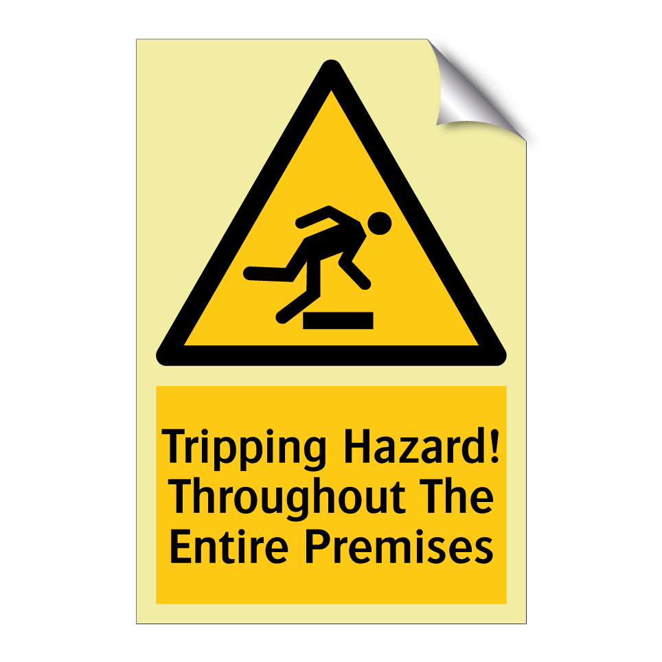 Tripping Hazard! Throughout The Entire Premises