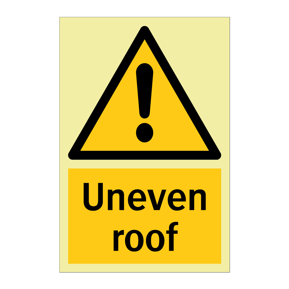 Uneven roof