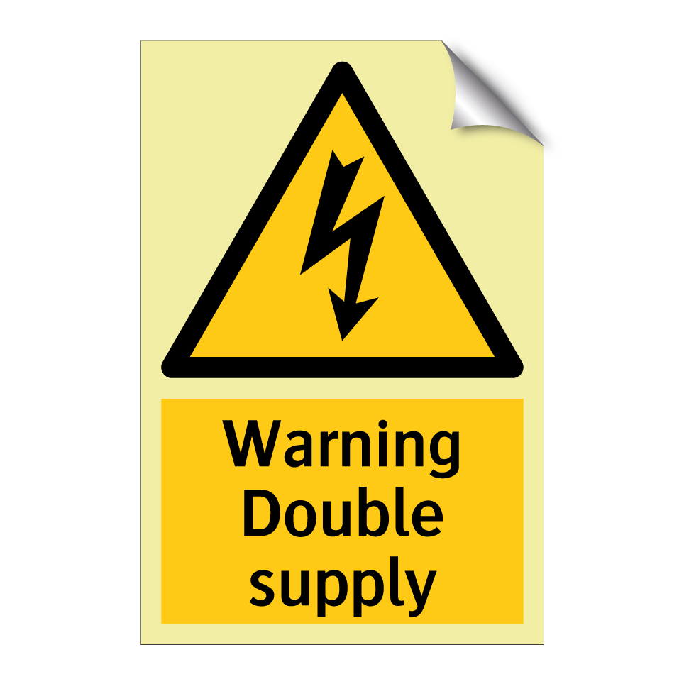 Warning Double supply