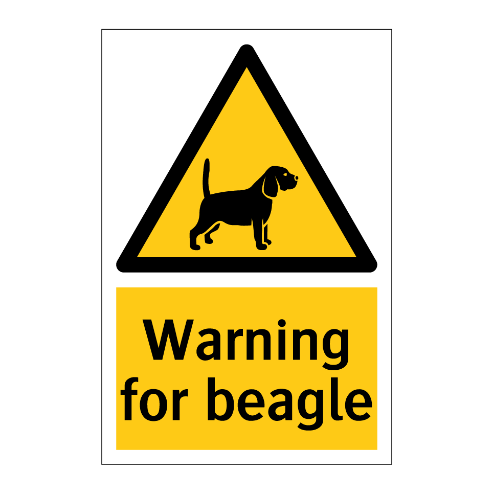 Warning for beagle