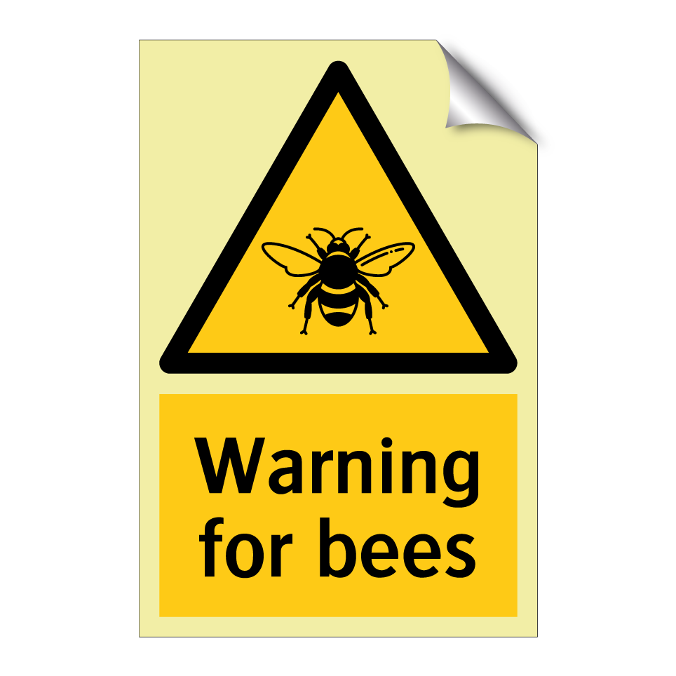 Warning for bees