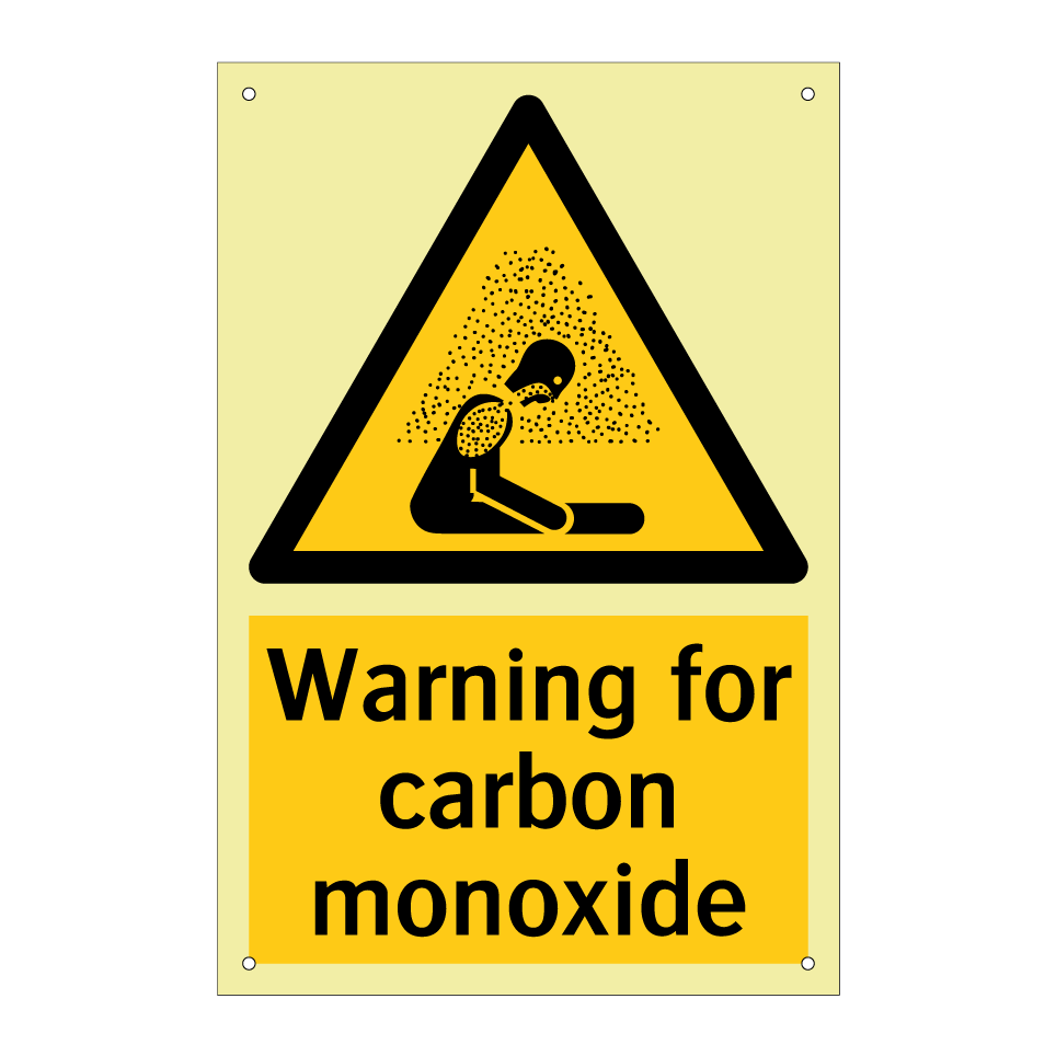 Warning for carbon monoxide