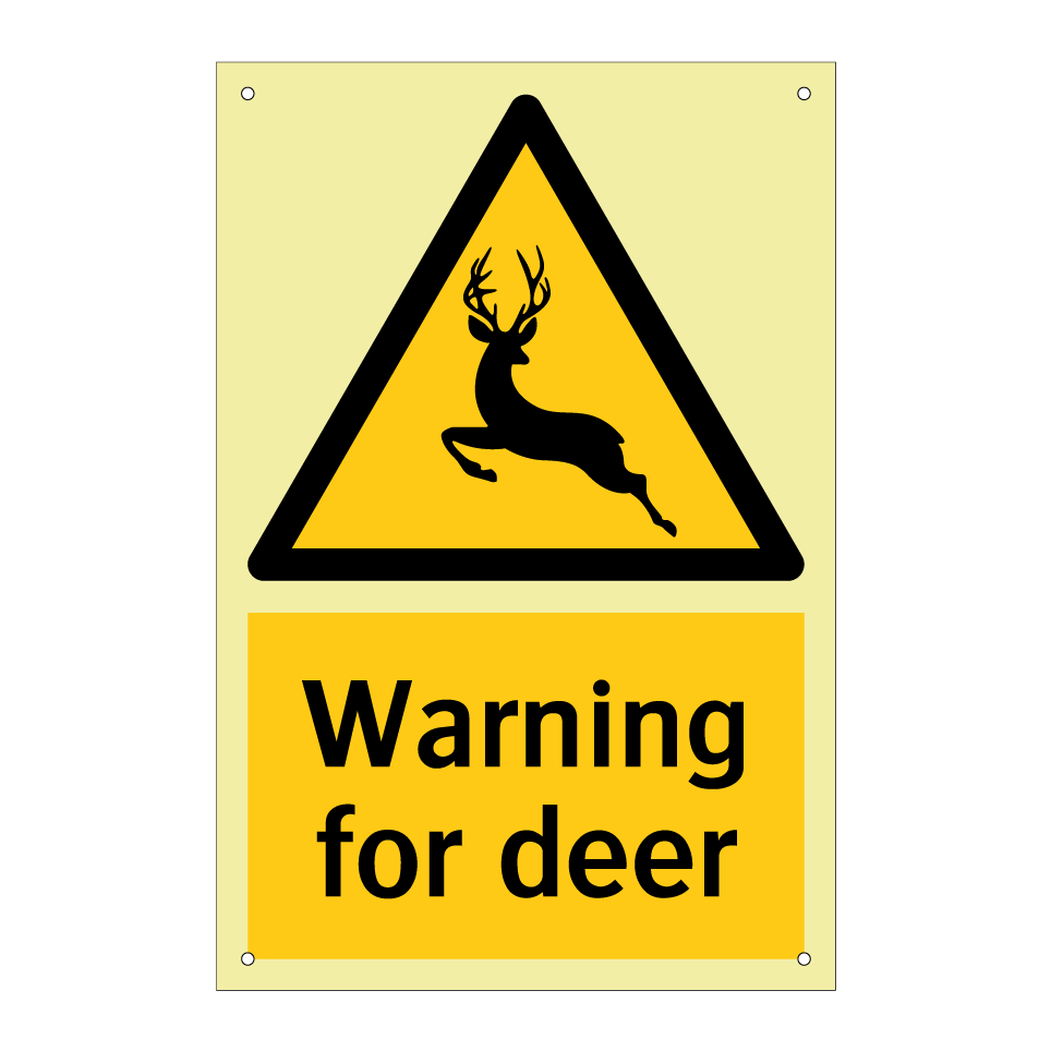 Warning for deer