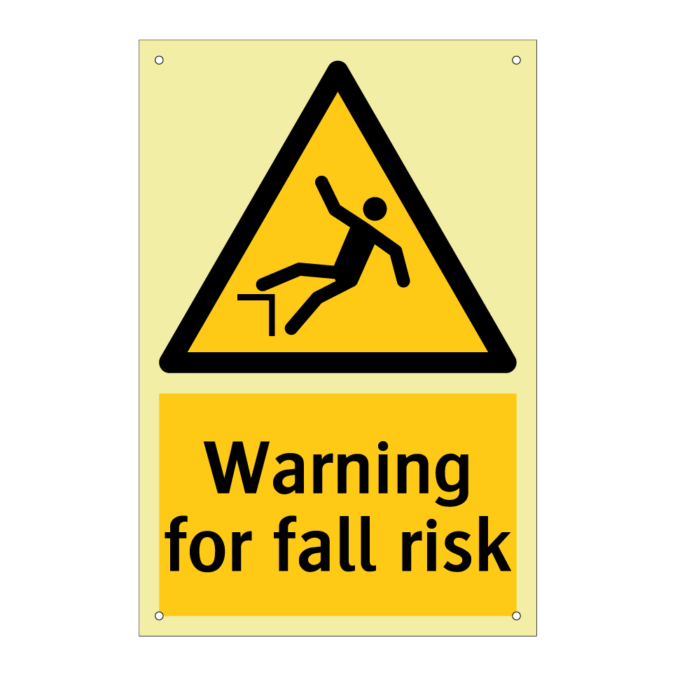 Warning for fall risk