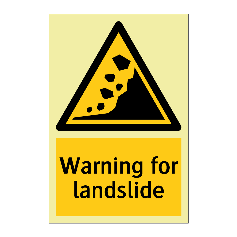 Warning for landslide