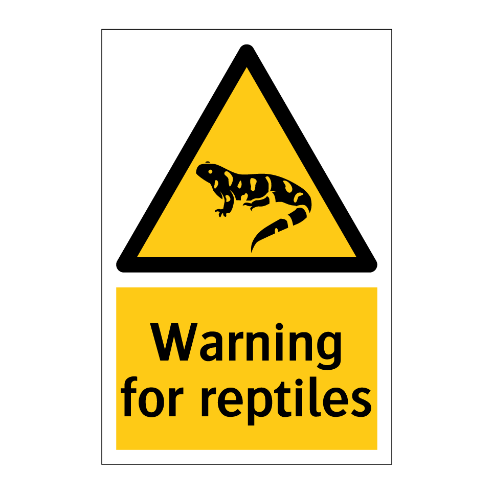 Warning for reptiles