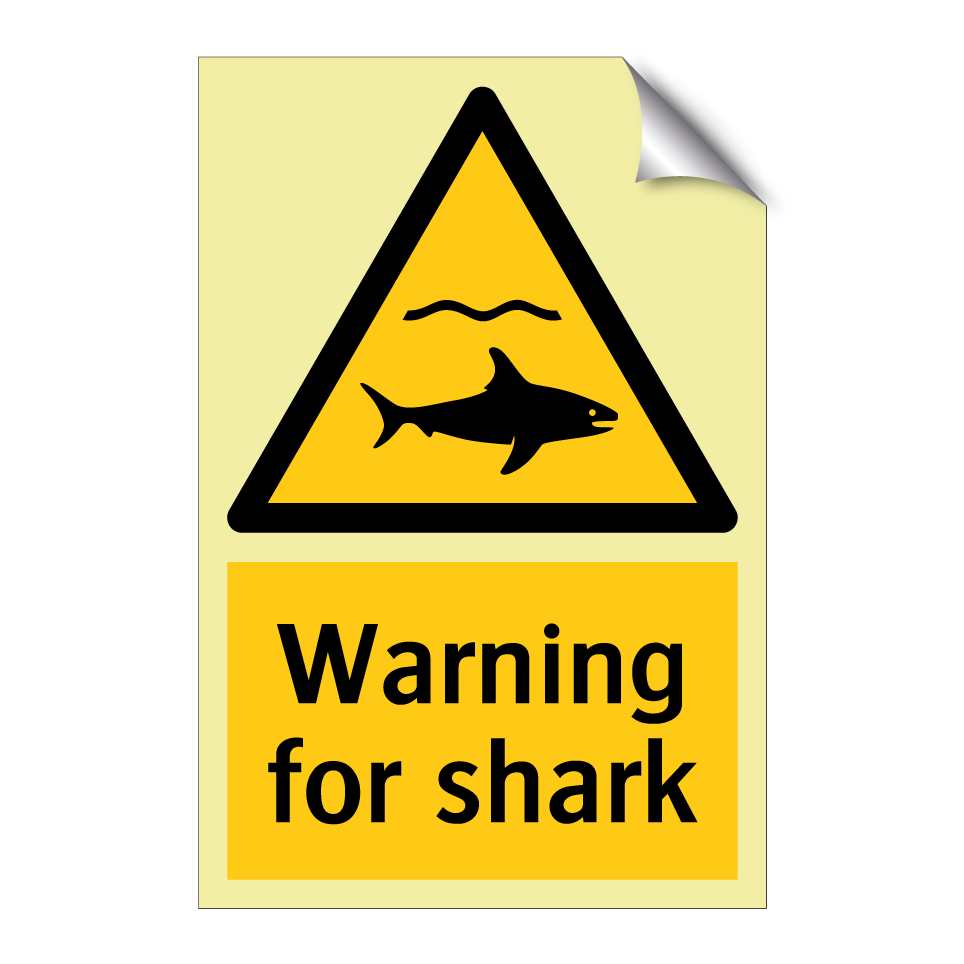Warning for shark