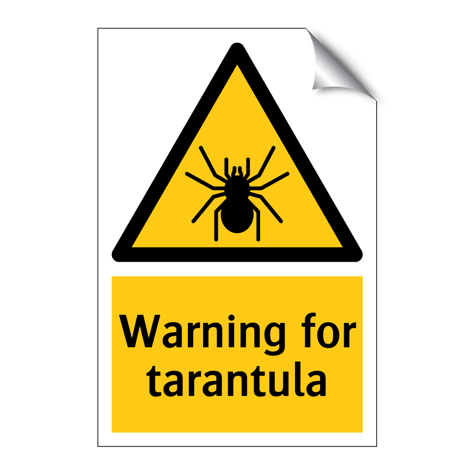 Warning for tarantula