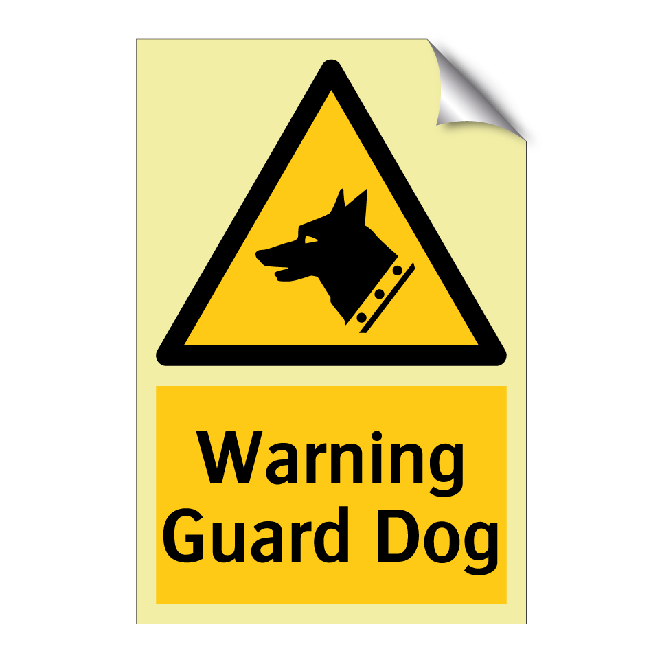 Warning Guard Dog