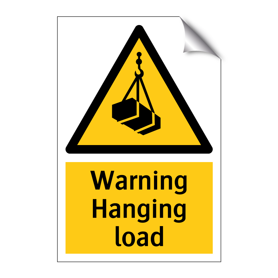 Warning Hanging load