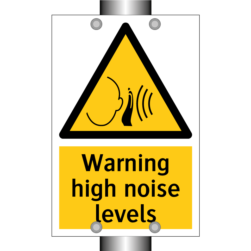 Warning high noise levels