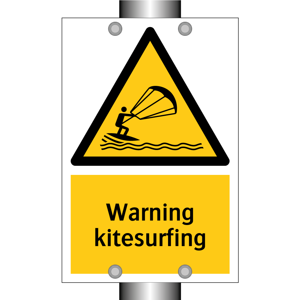 Warning kitesurfing