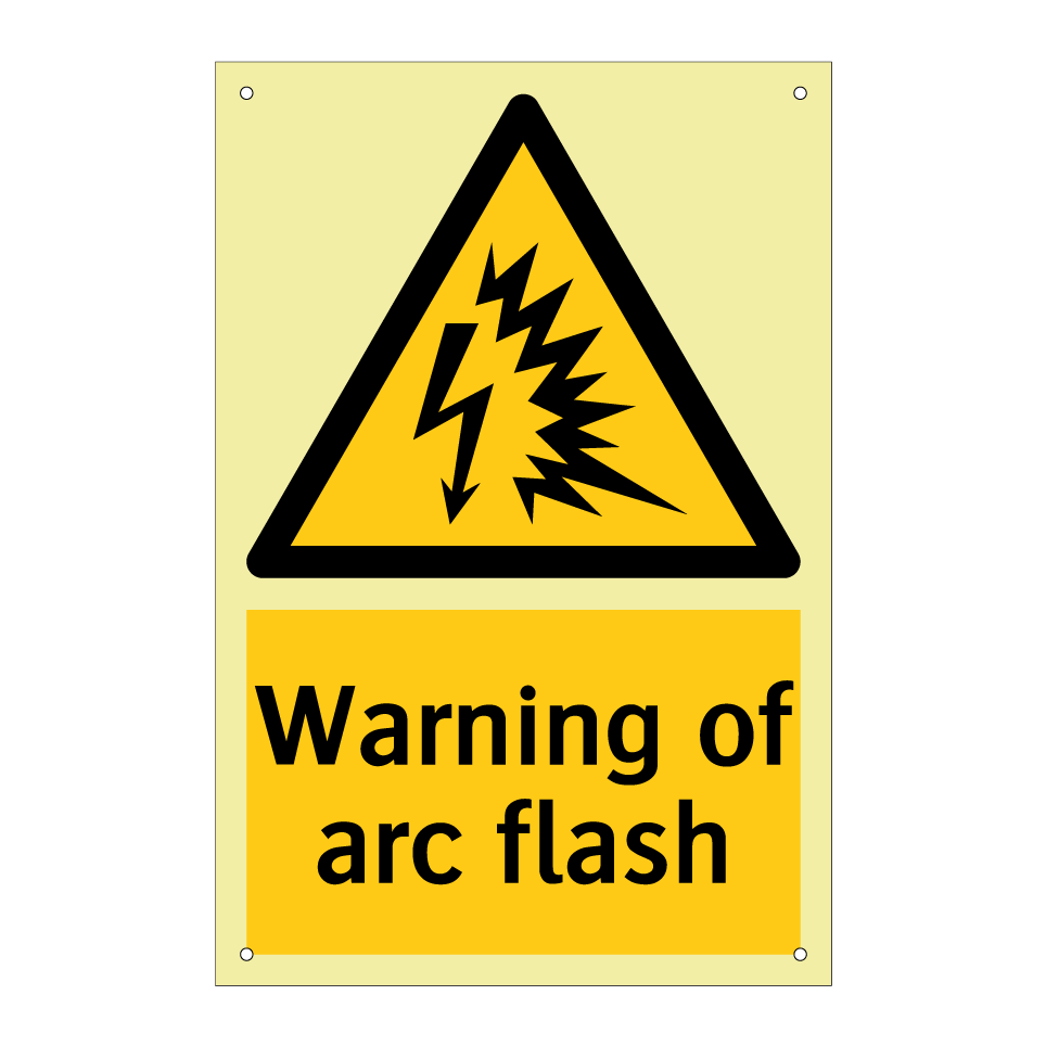 Warning of arc flash