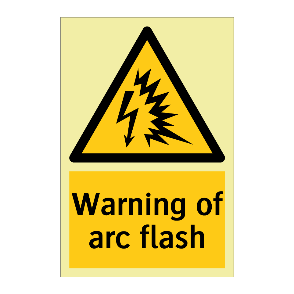 Warning of arc flash