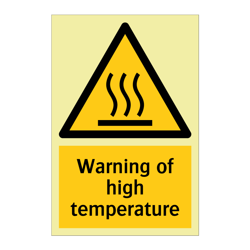 Warning of high temperature