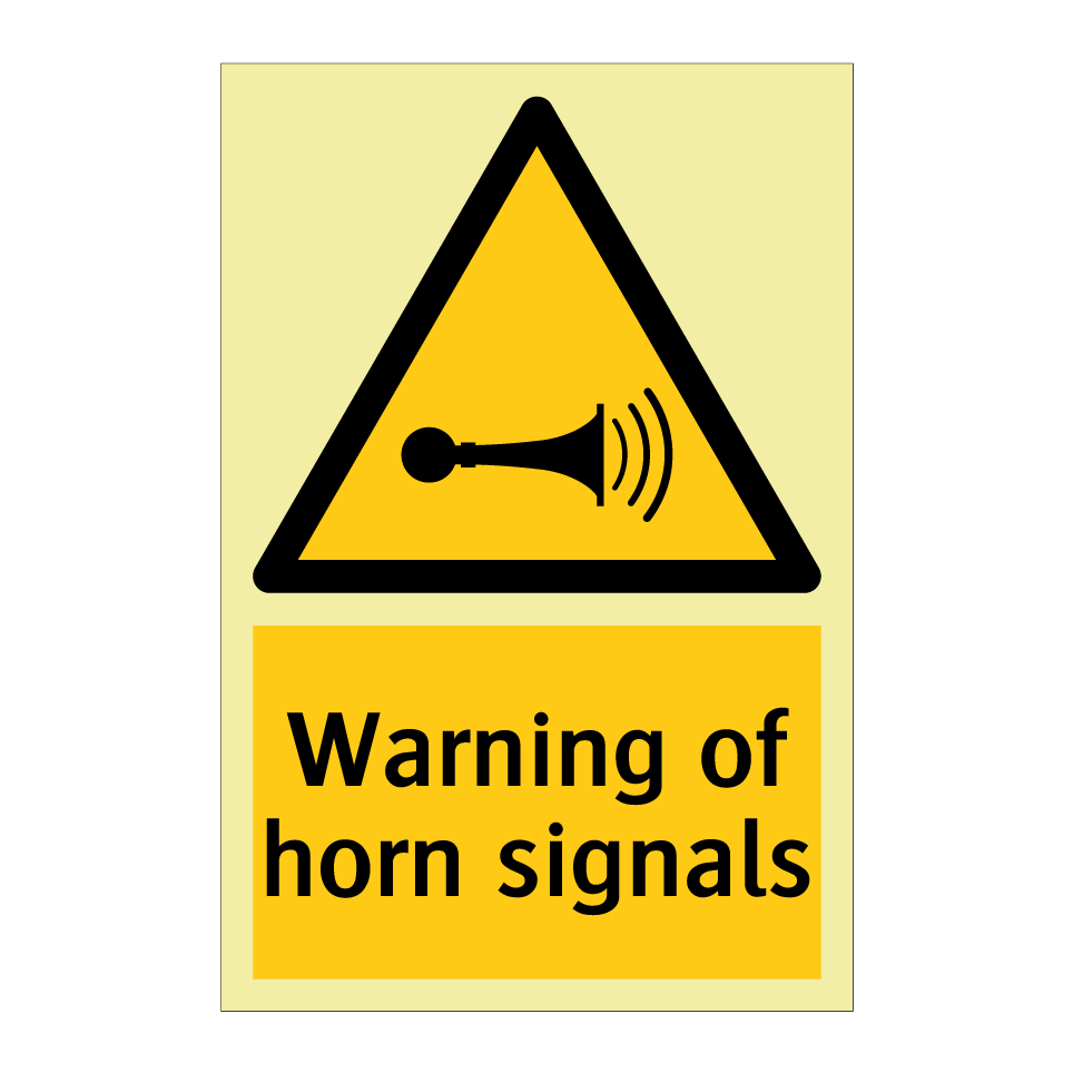Warning of horn signals