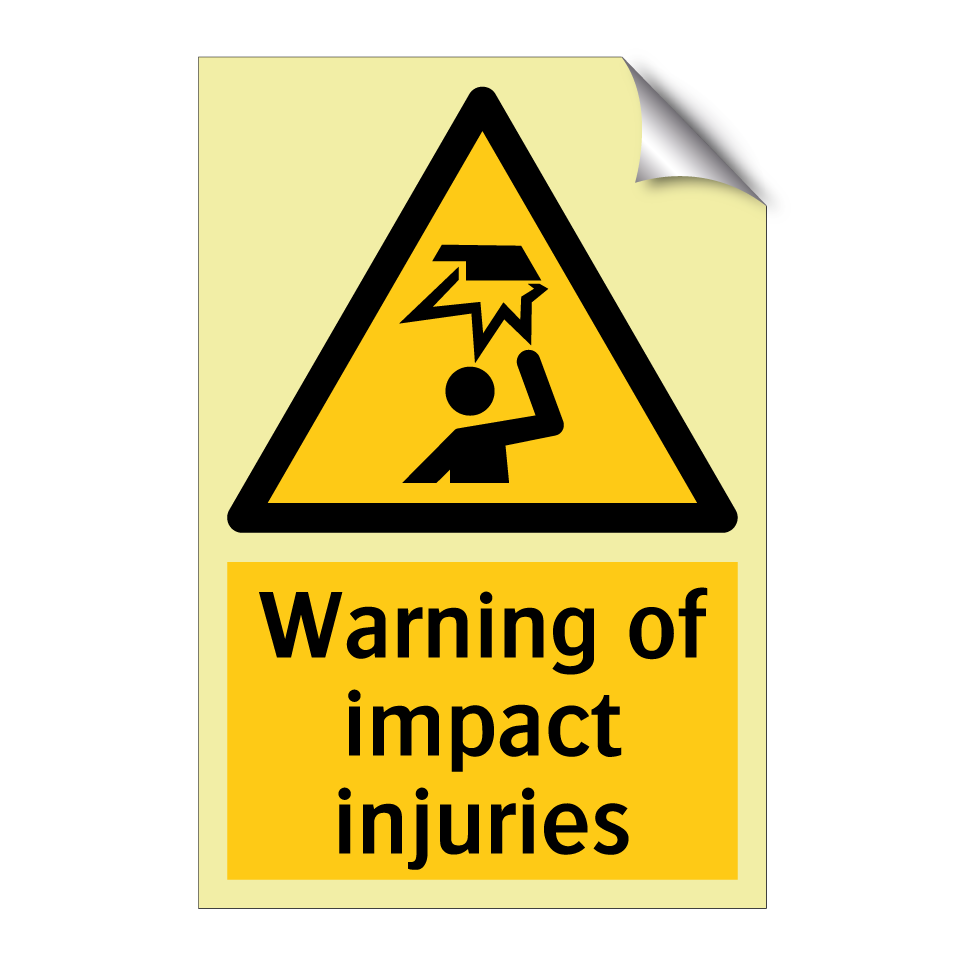 Warning of impact injuries