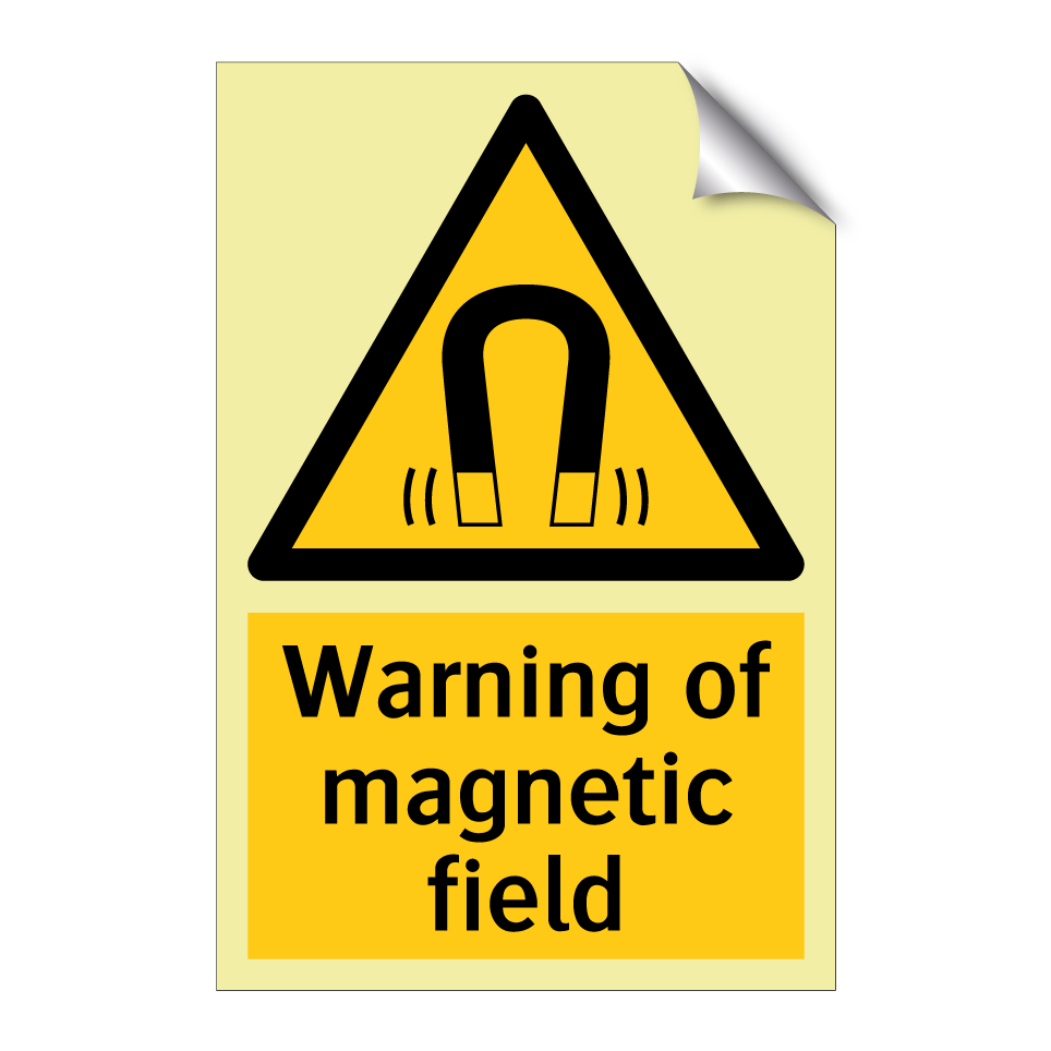 Warning of magnetic field