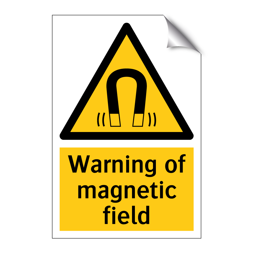 Warning of magnetic field