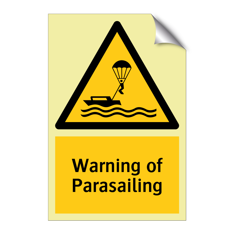 Warning of Parasailing