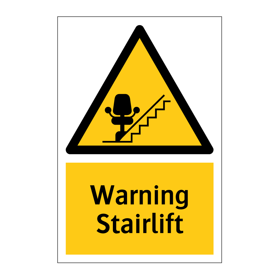 Warning Stairlift