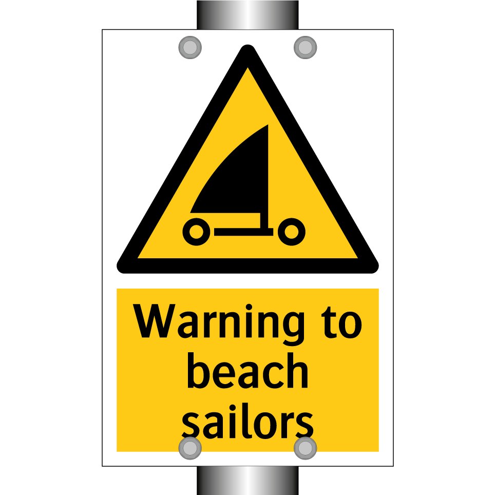 Warning to beach sailors