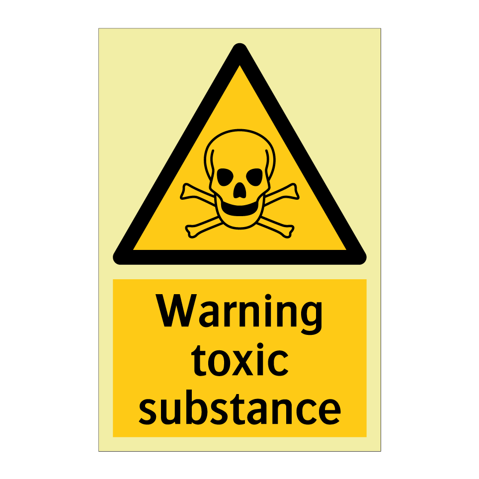 Warning toxic substance