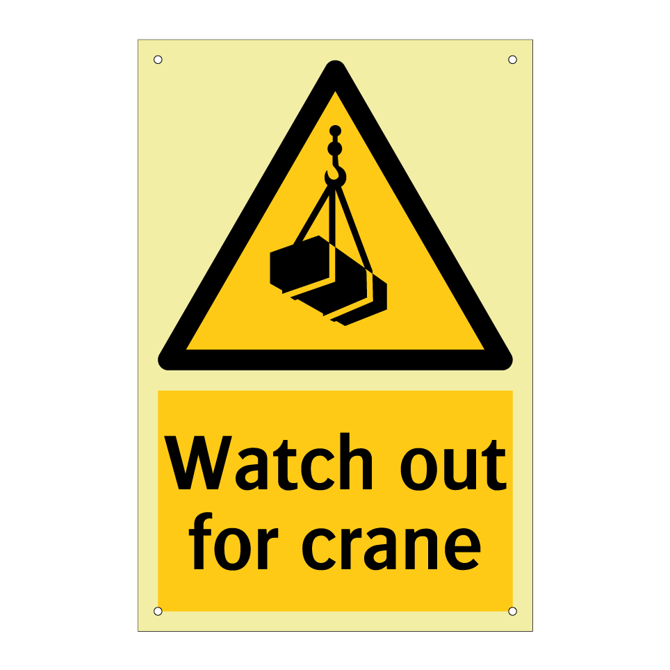 Watch out for crane