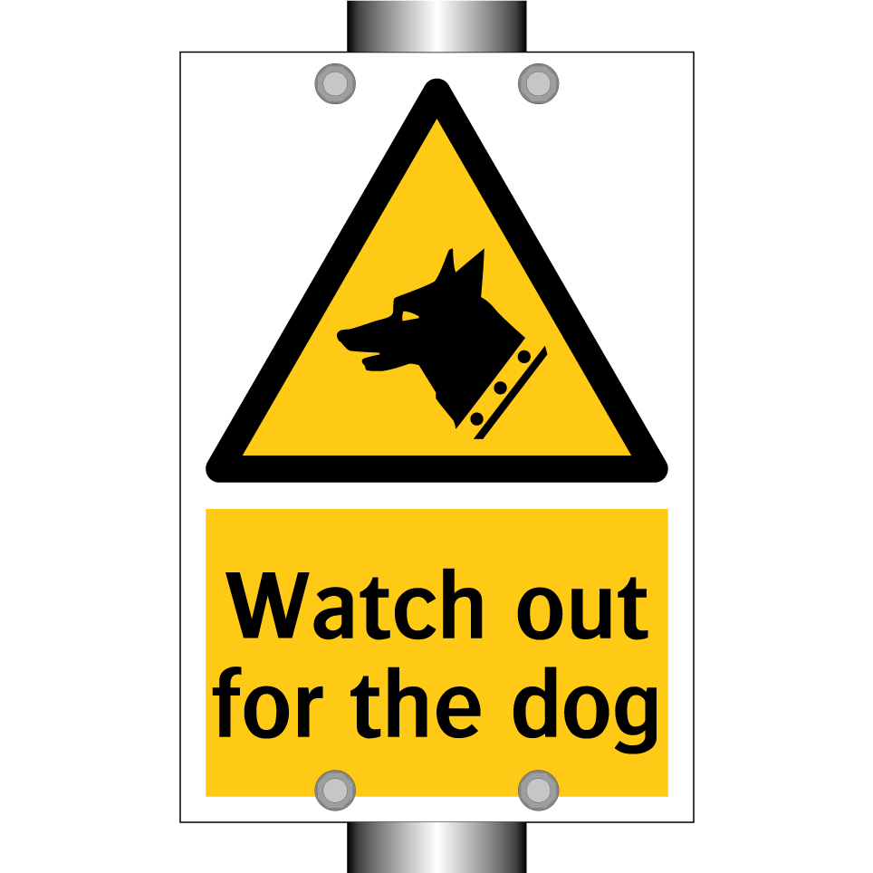 Watch out for the dog