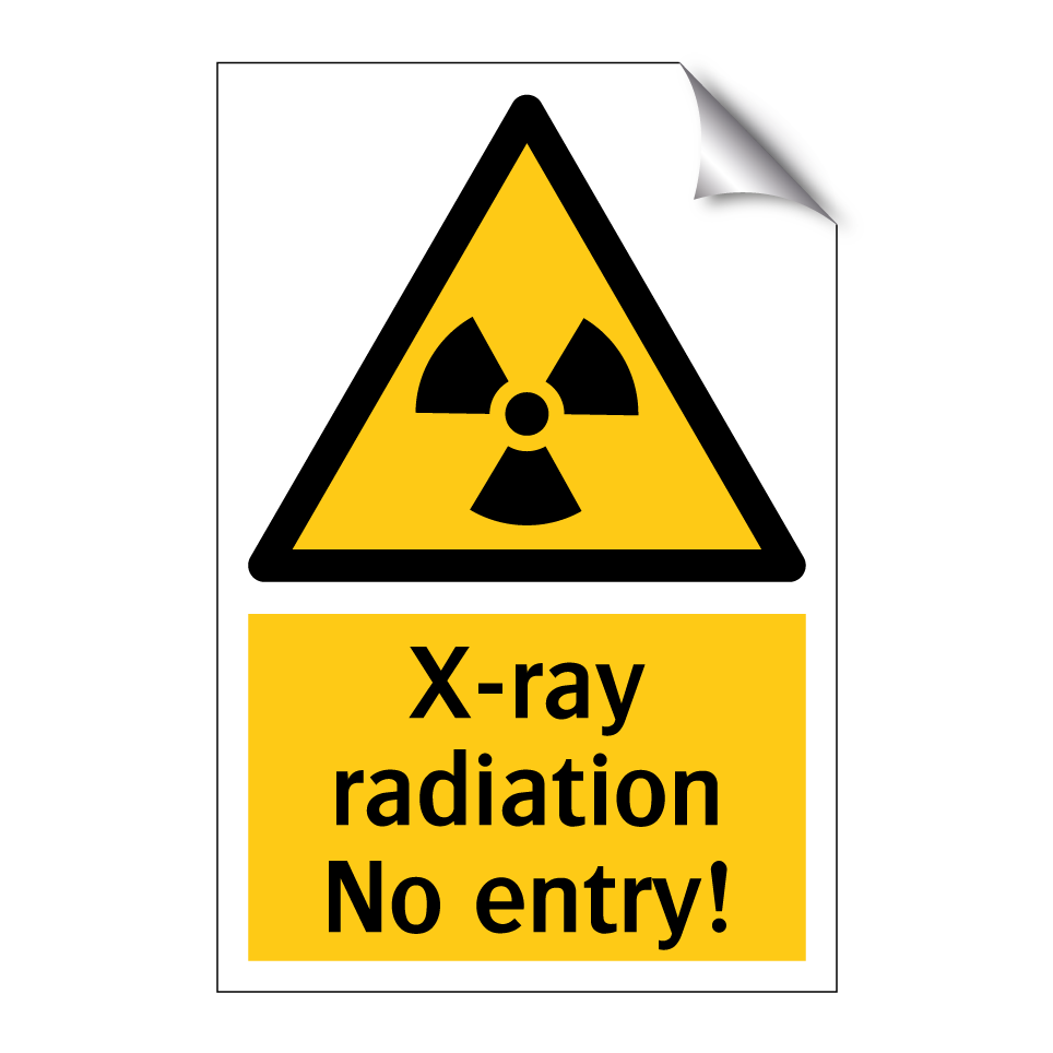 X-ray radiation No entry!