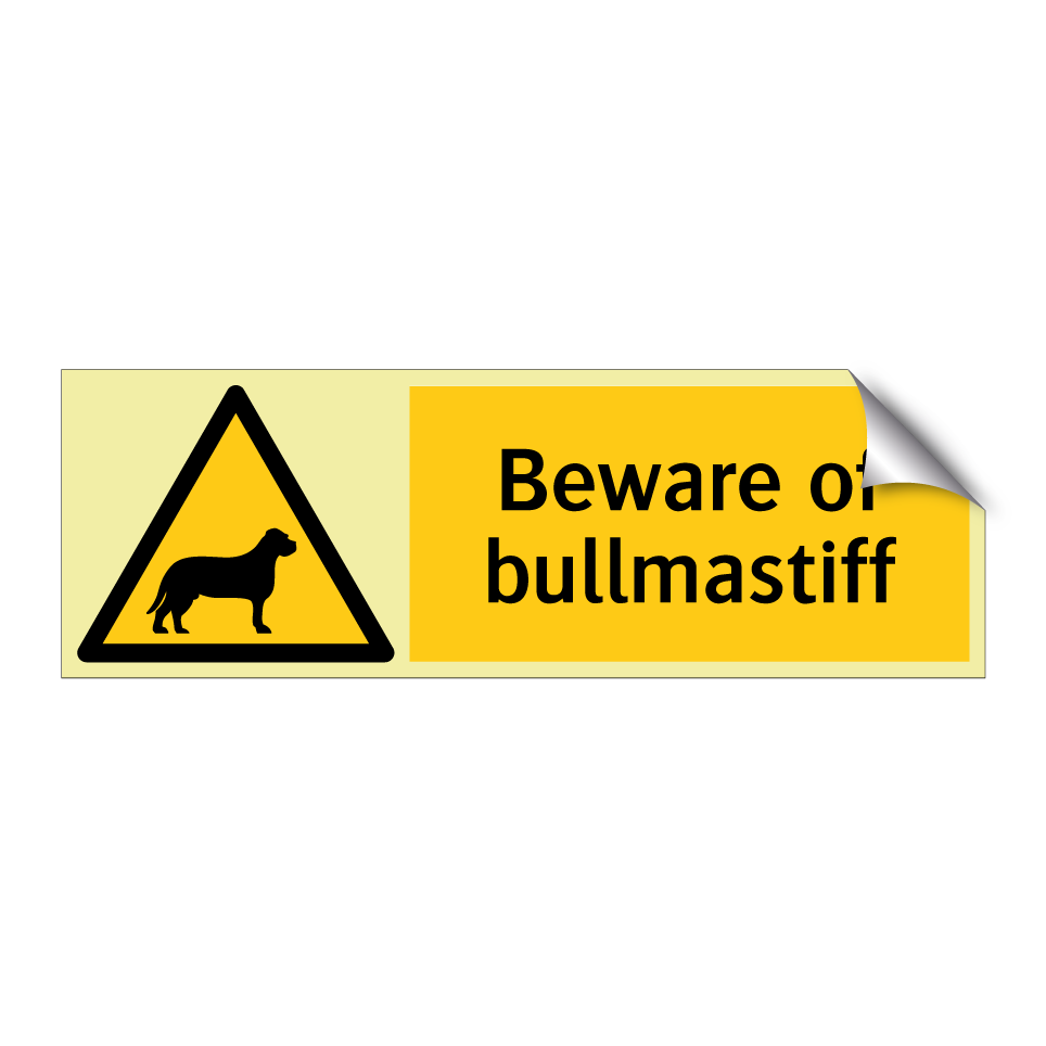 Beware of bullmastiff
