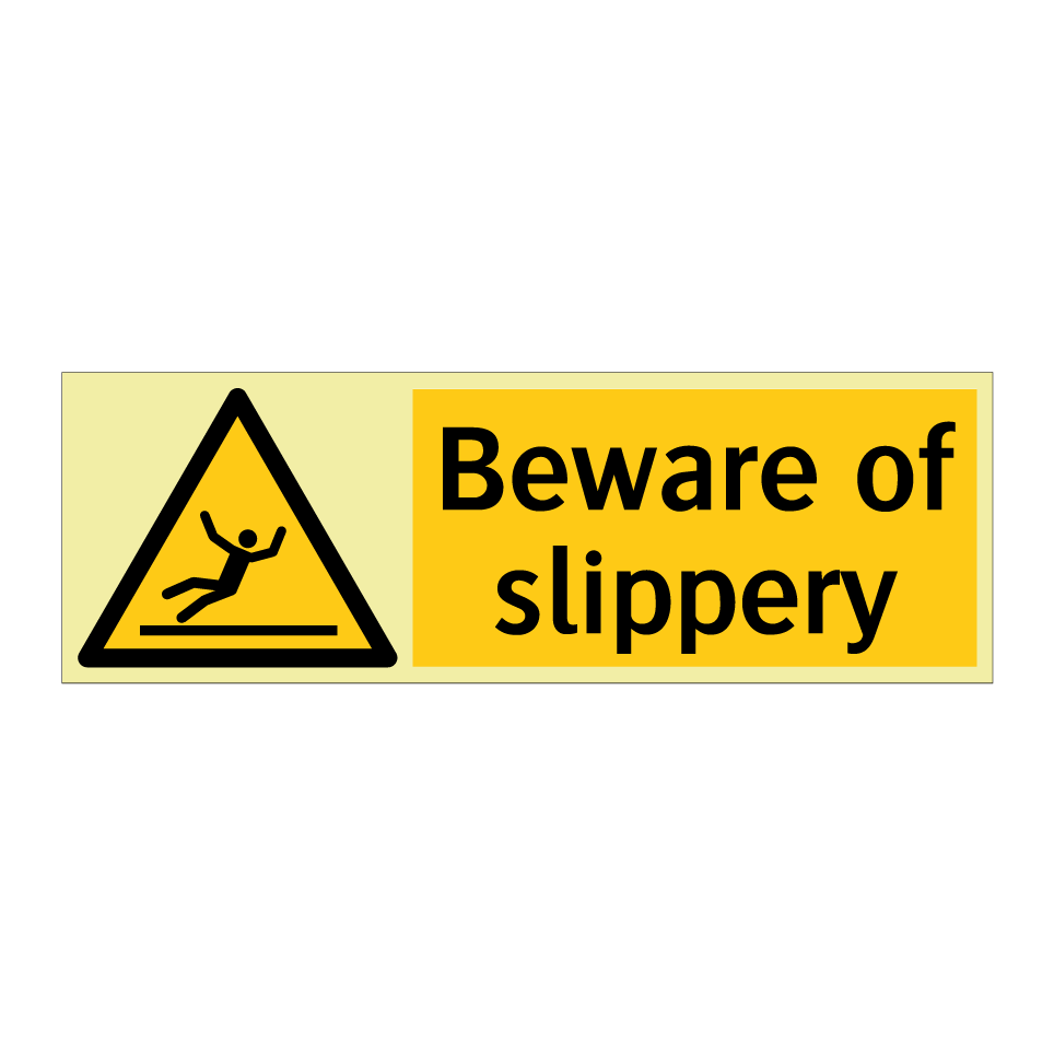 Beware of slippery