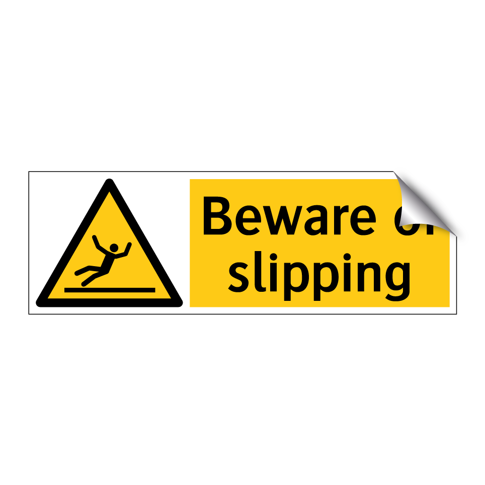 Beware of slipping
