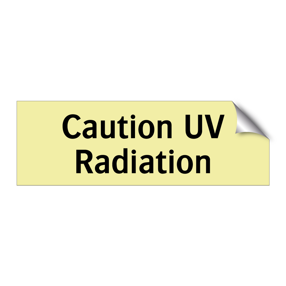 Caution UV Radiation