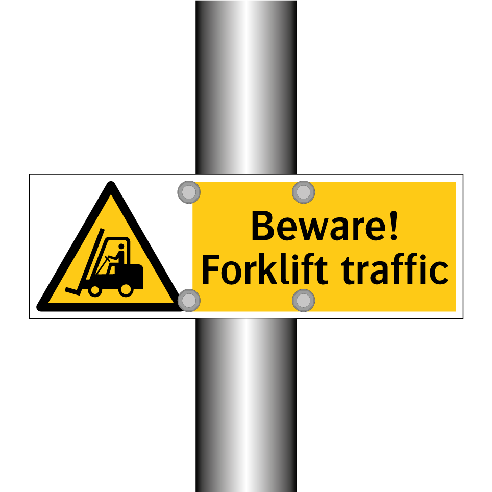 Beware! Forklift traffic