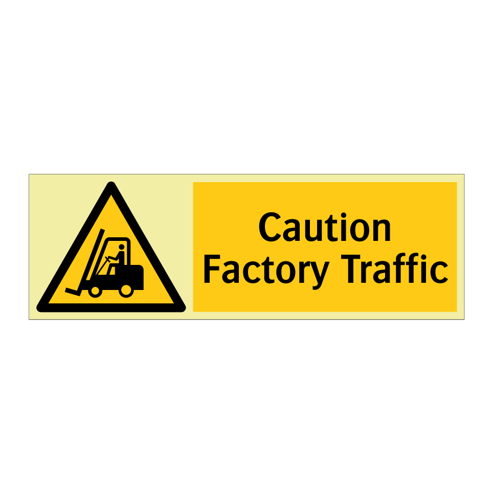 Caution Factory Traffic
