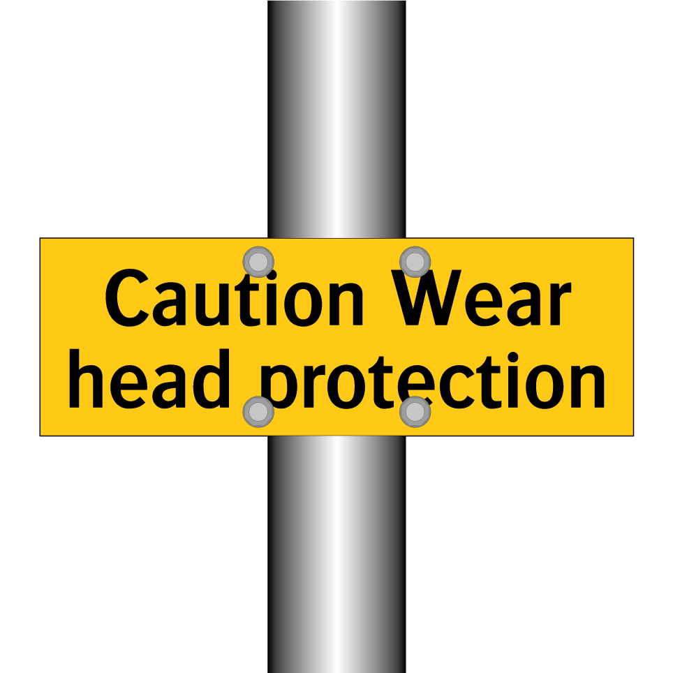 Caution Wear head protection