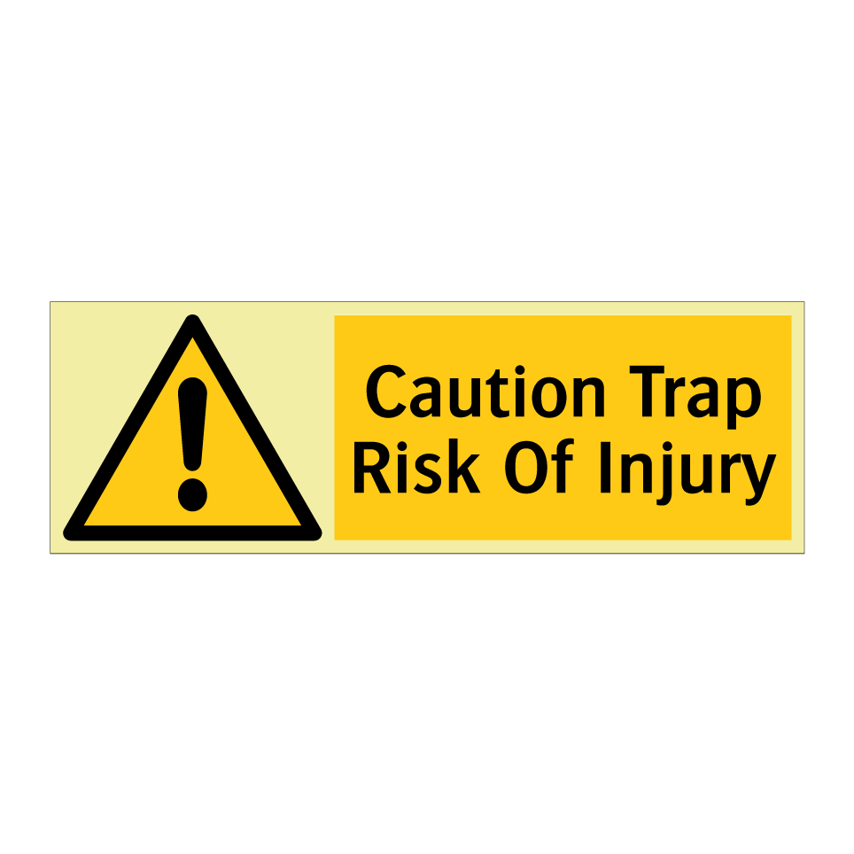 Caution Trap Risk Of Injury