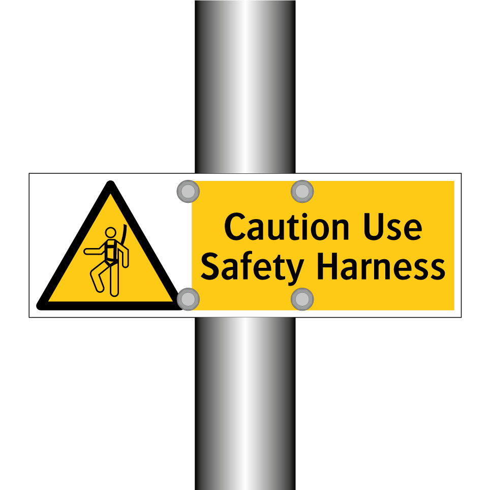 Caution Use Safety Harness
