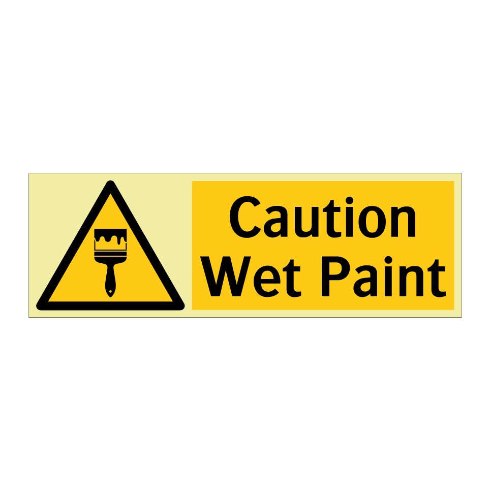 Caution Wet Paint