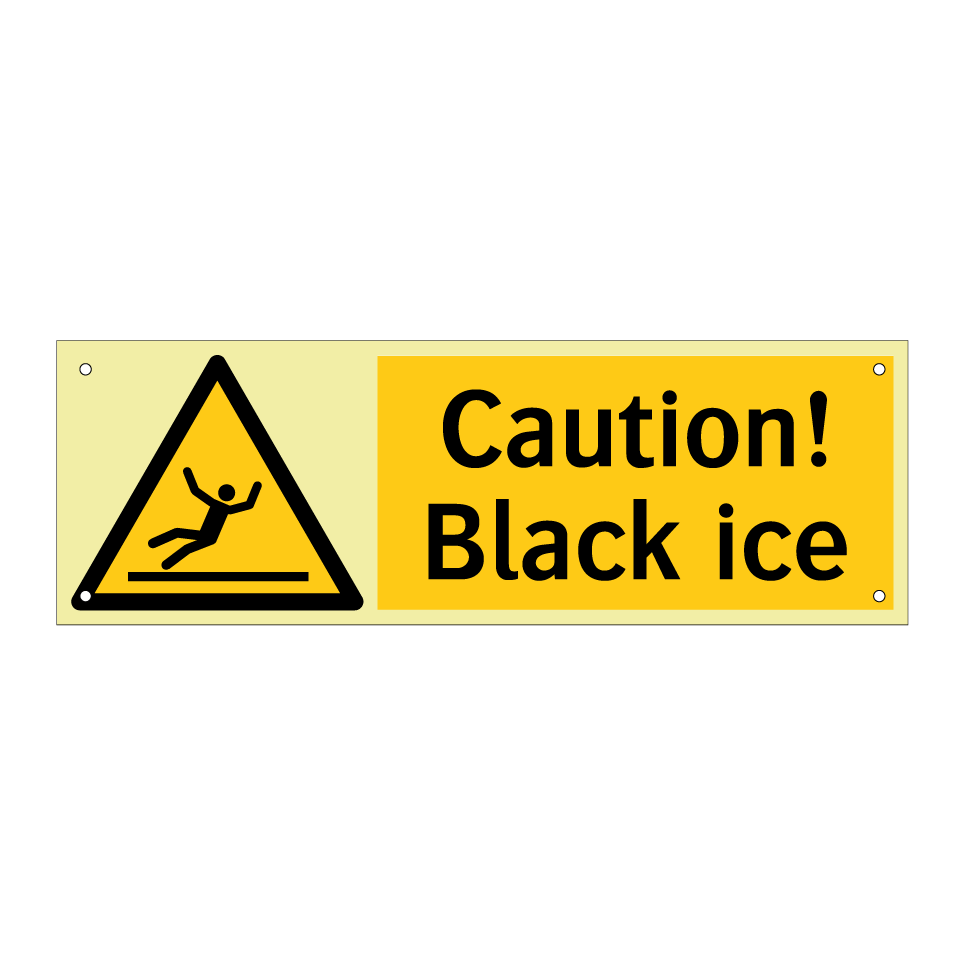 Caution! Black ice